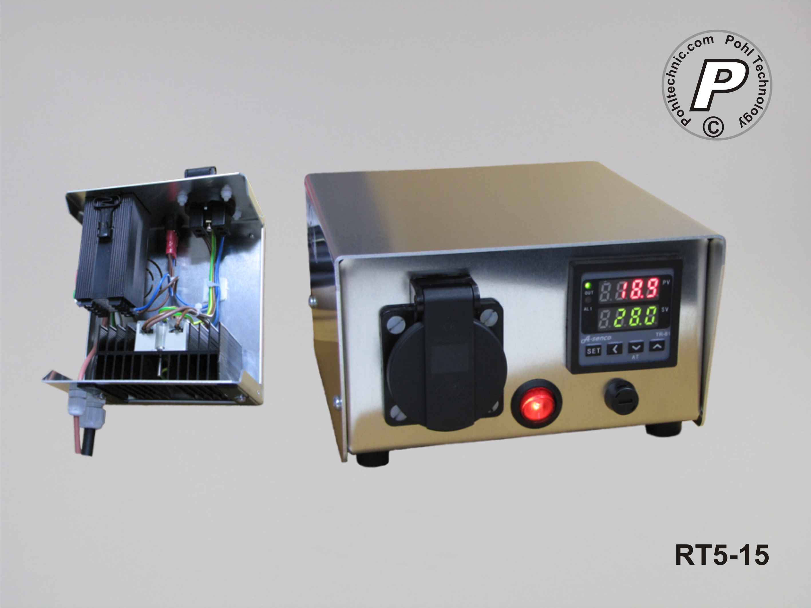 RT5-15-Temperatursteuerung mit SSR außen